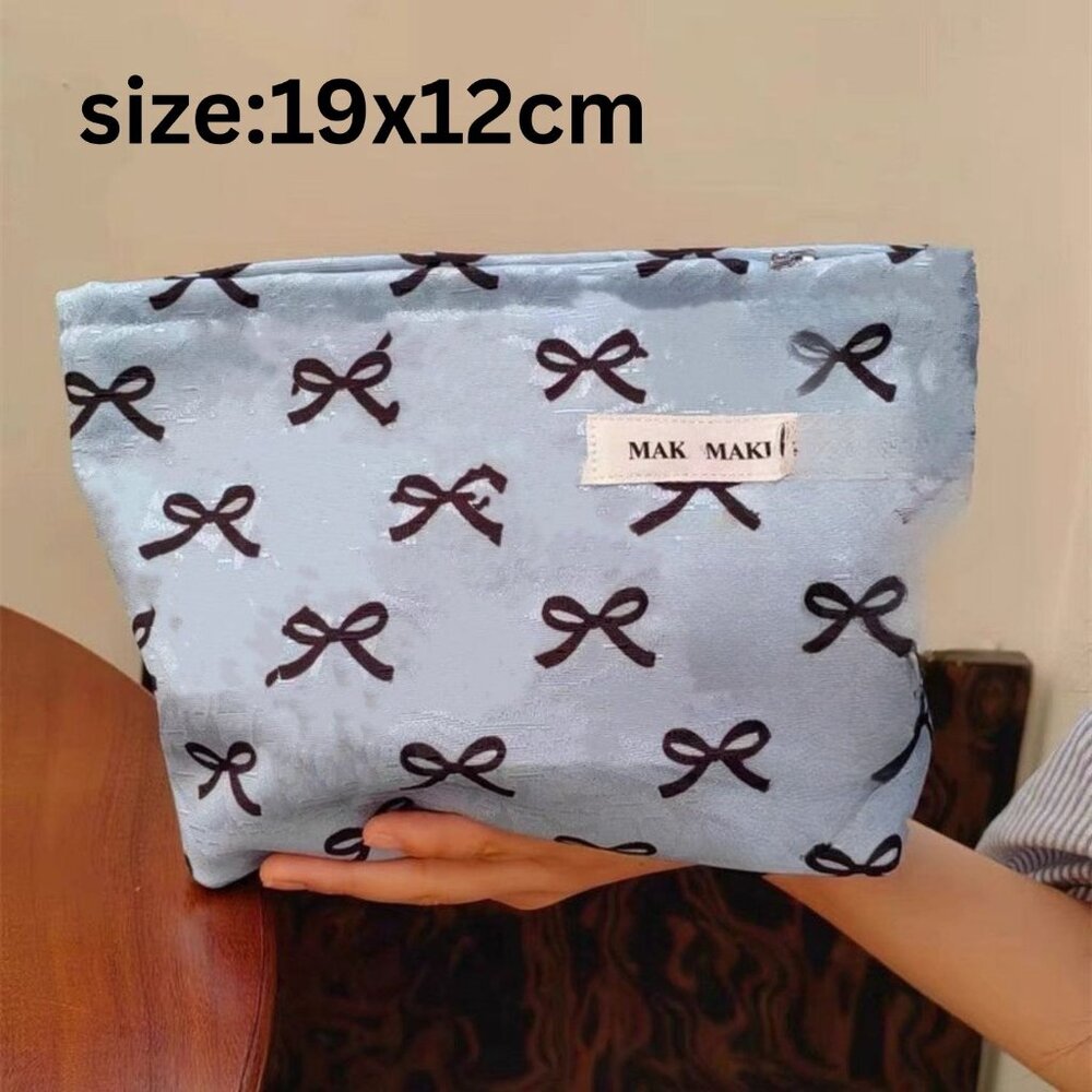 Blue Makeup bag